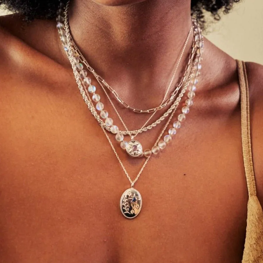 Daphne Pendant Necklace - Silver sold by Gather Brooklyn product image thumbnail 4