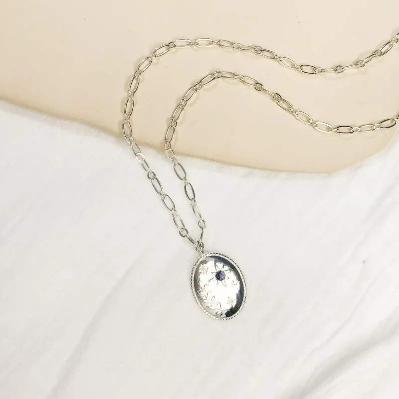 Daphne & Aster Necklace - Silver sold by Gather Brooklyn
