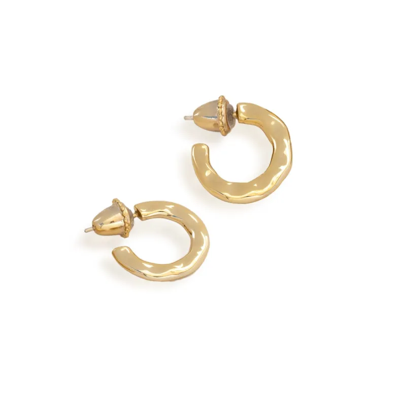 Mari Hoop - Gold sold by Gather Brooklyn