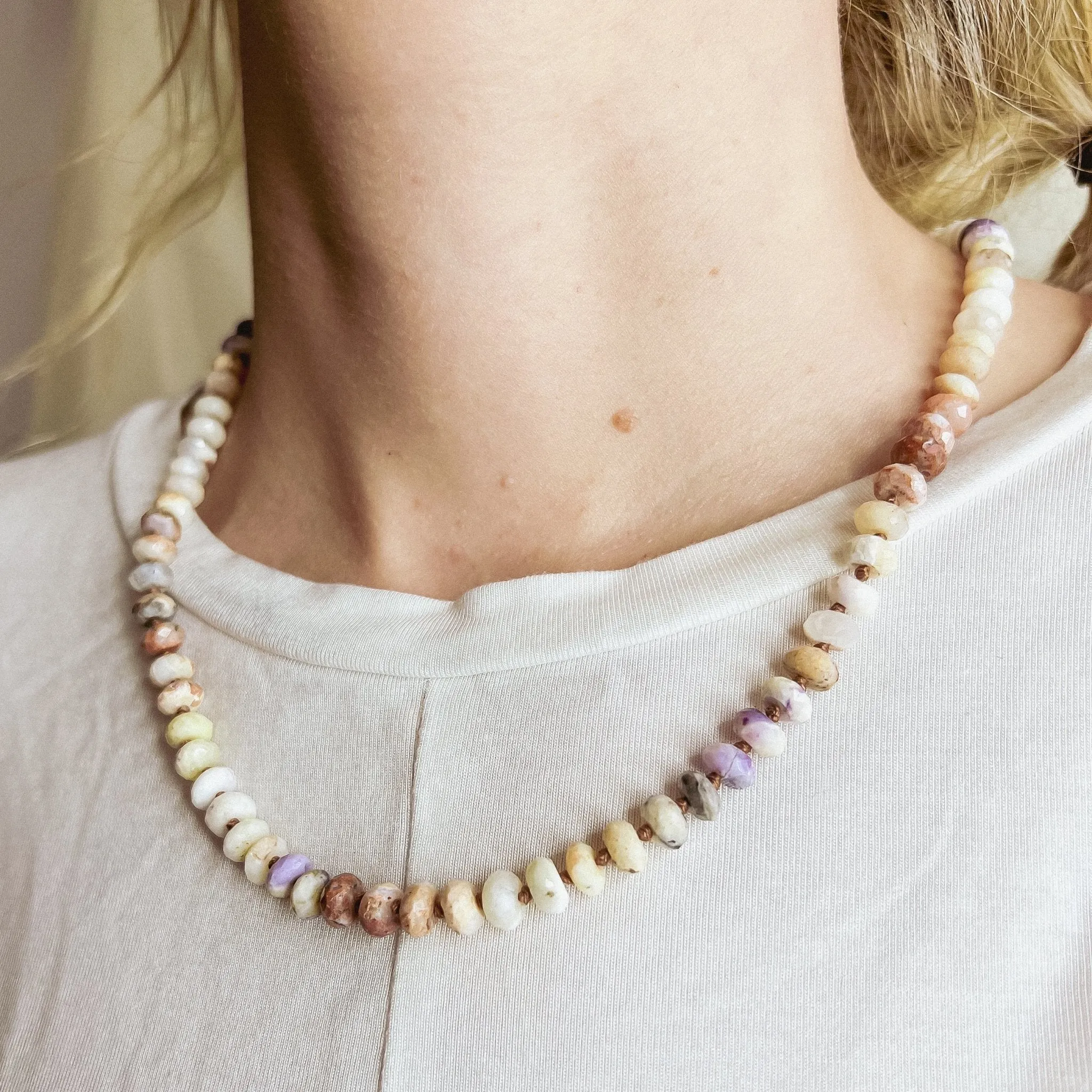 Morado Opal Candy Bead Necklace sold by Gather Brooklyn product image thumbnail 4