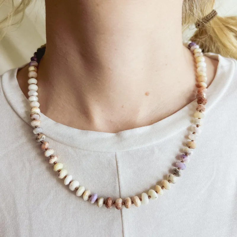 Morado Opal Candy Bead Necklace sold by Gather Brooklyn