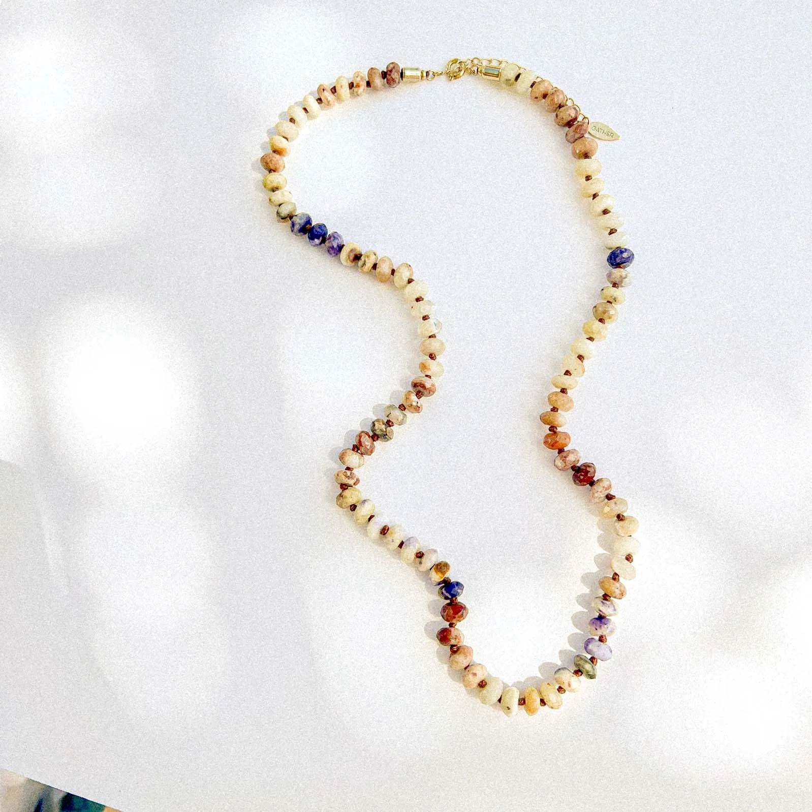 Morado Opal Candy Bead Necklace sold by Gather Brooklyn product image thumbnail 2