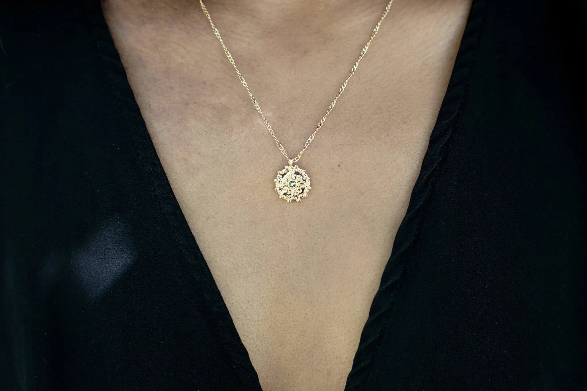 Luna Charm Necklace sold by Gather Brooklyn product image thumbnail 2