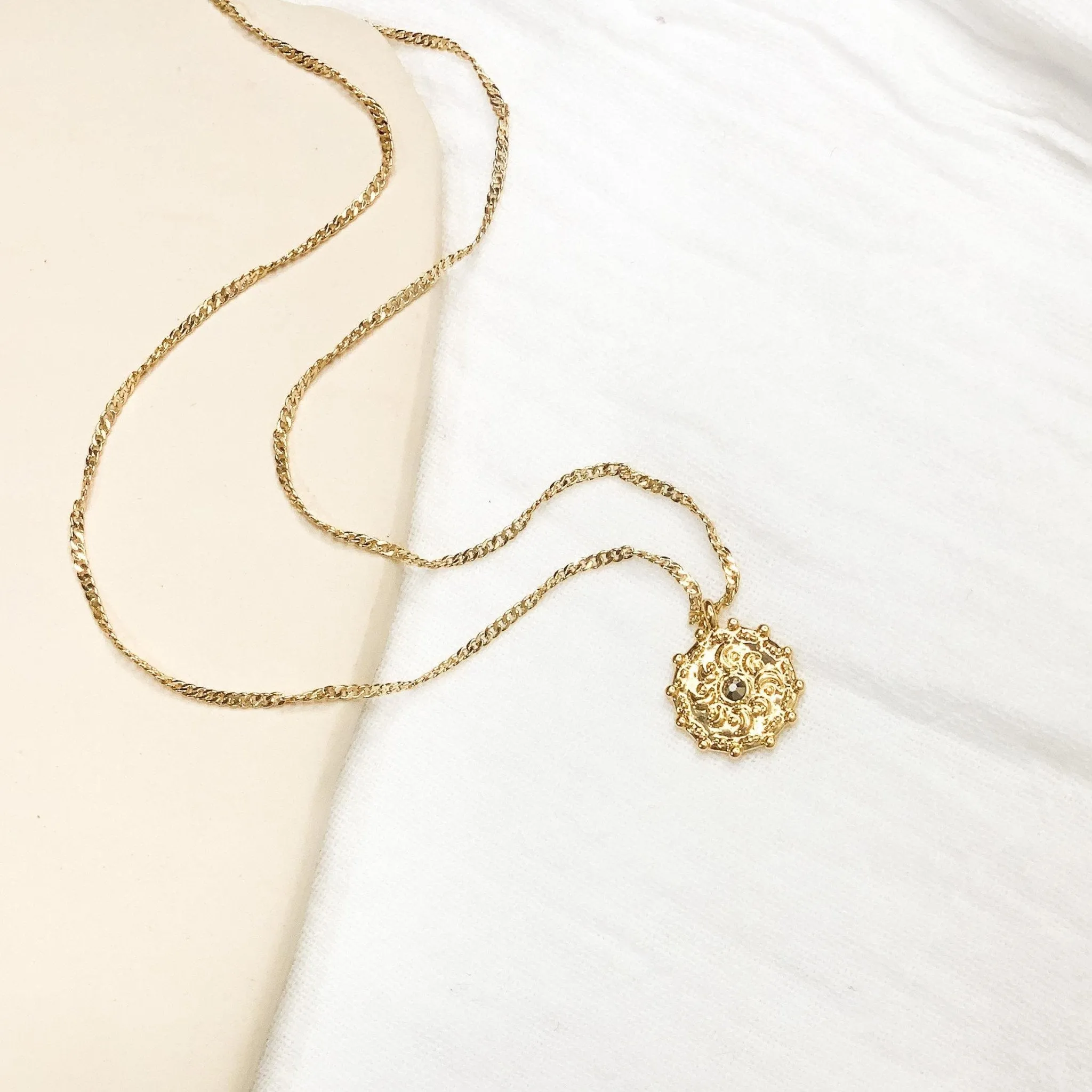Luna Charm Necklace sold by Gather Brooklyn product image thumbnail 3