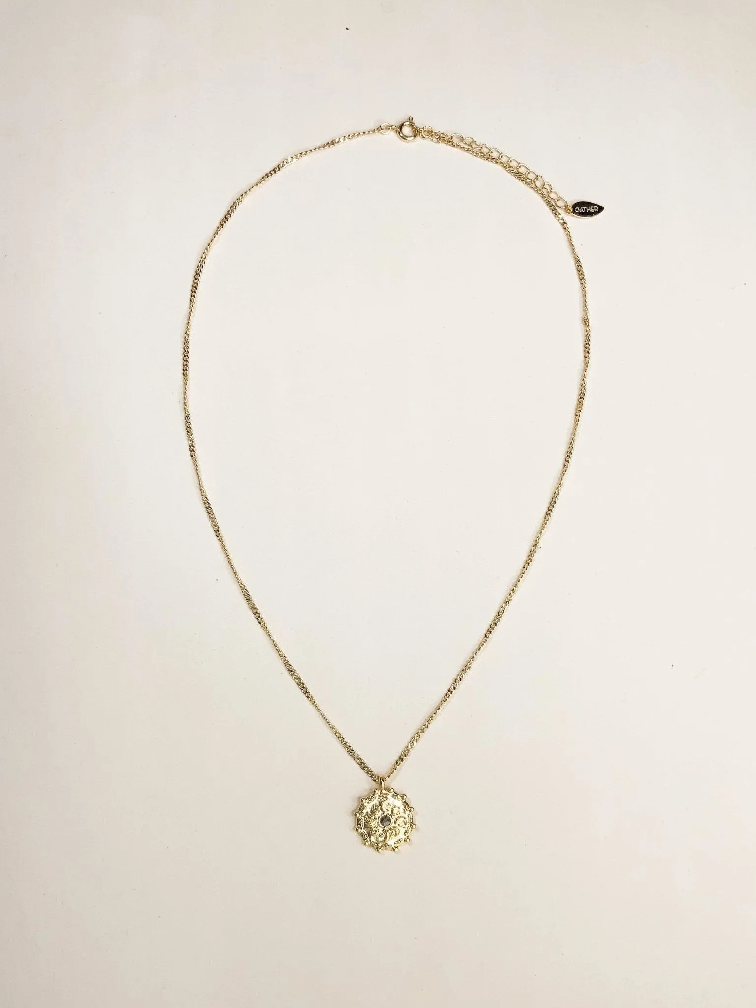 Luna Charm Necklace sold by Gather Brooklyn product image thumbnail 4