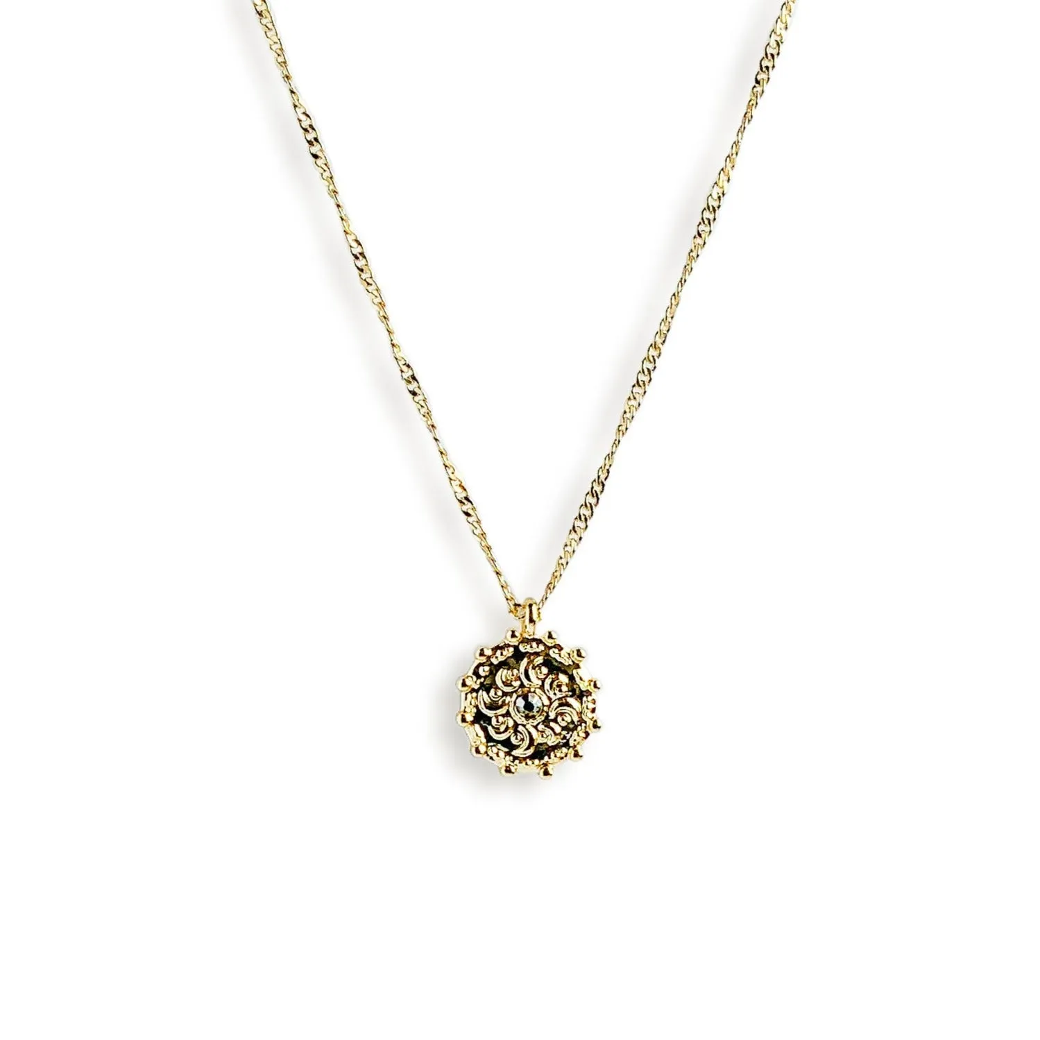 Luna Charm Necklace sold by Gather Brooklyn