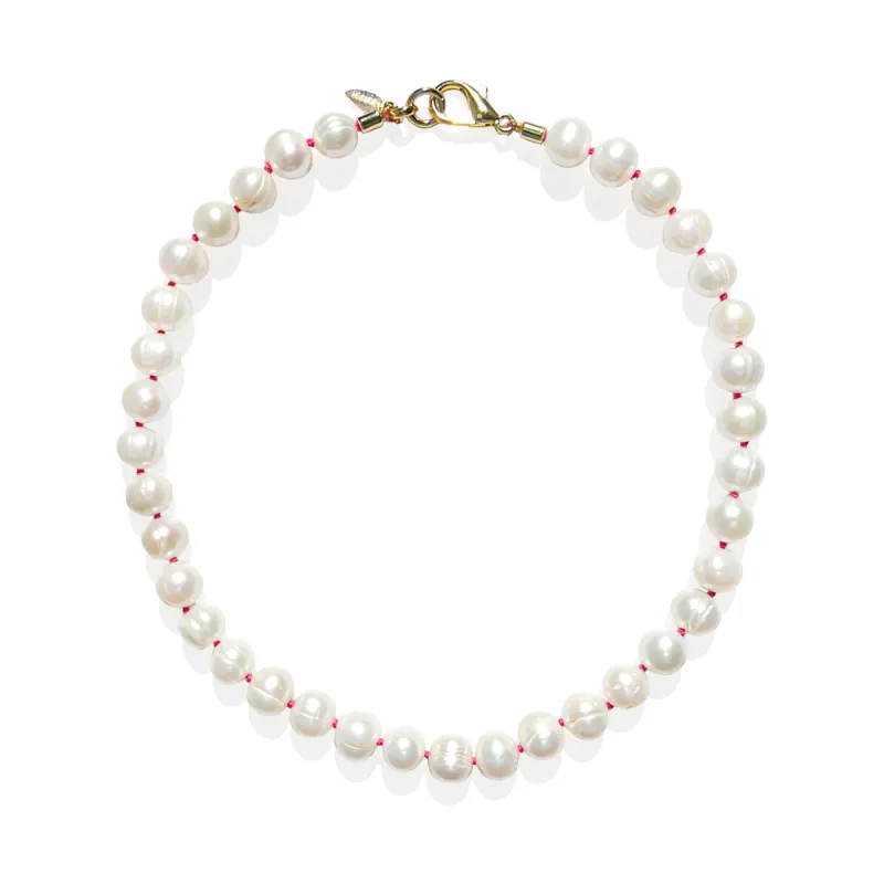 Tulip Pearl Necklace sold by Gather Brooklyn