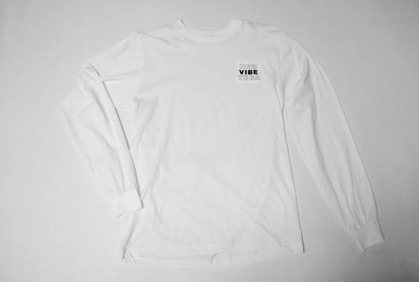 Classic Long Sleeve Tee (White) sold by New Vibe Yoga product image thumbnail 4