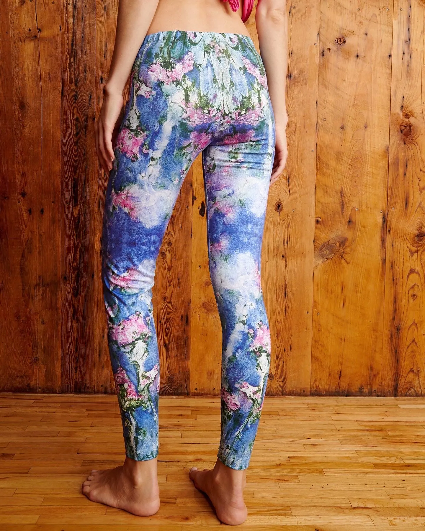 Blue Sky Garden Yoga Legging sold by New Vibe Yoga product image thumbnail 3