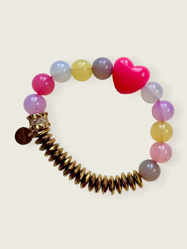 Bubblegum Heart Bracelet sold by Ordonez Le