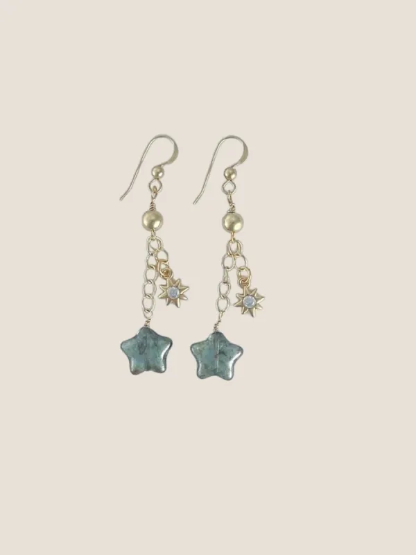Star Drop Earrings sold by Ordonez Le