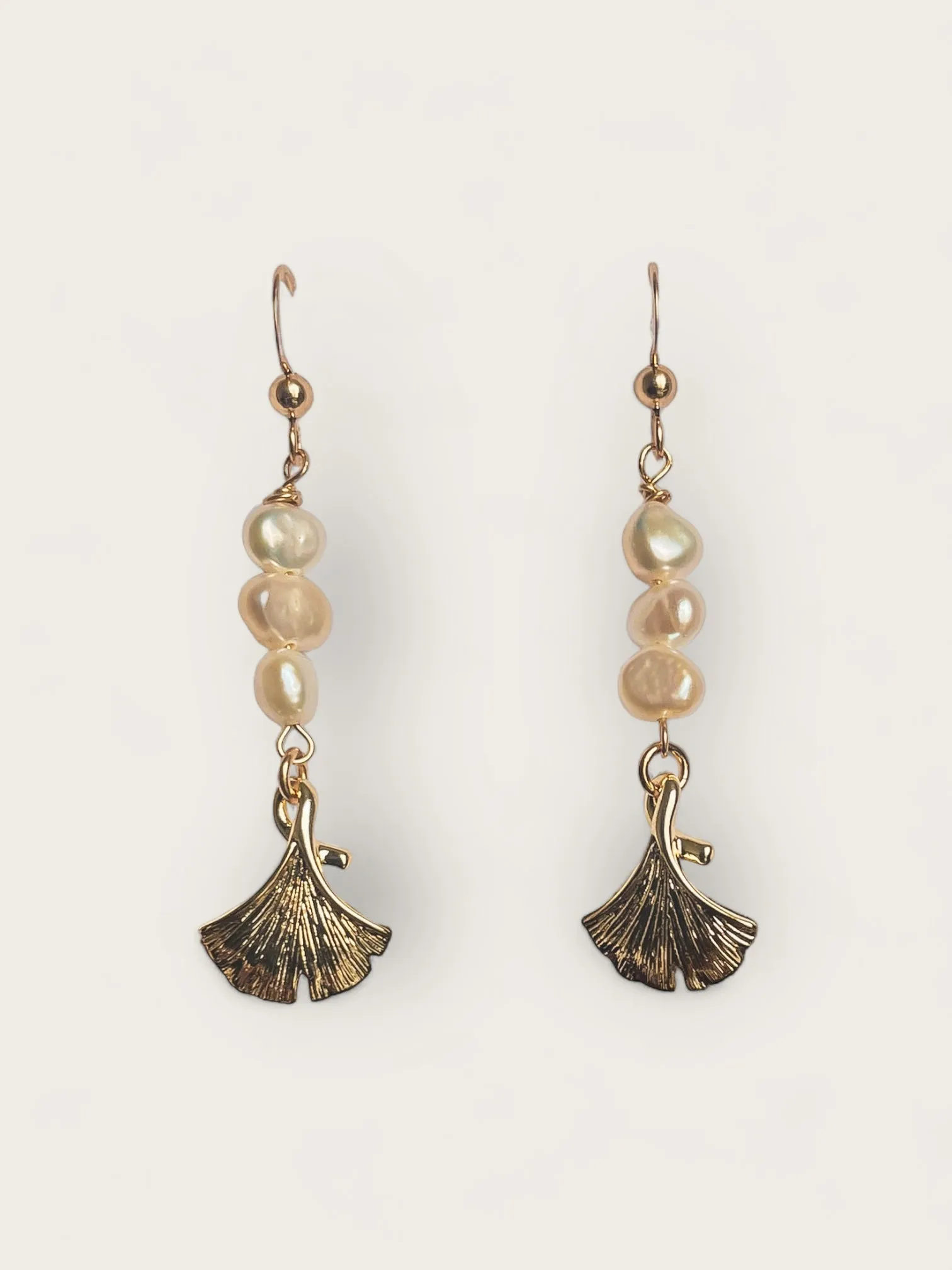 Gilded Gingko Earrings sold by Ordonez Le