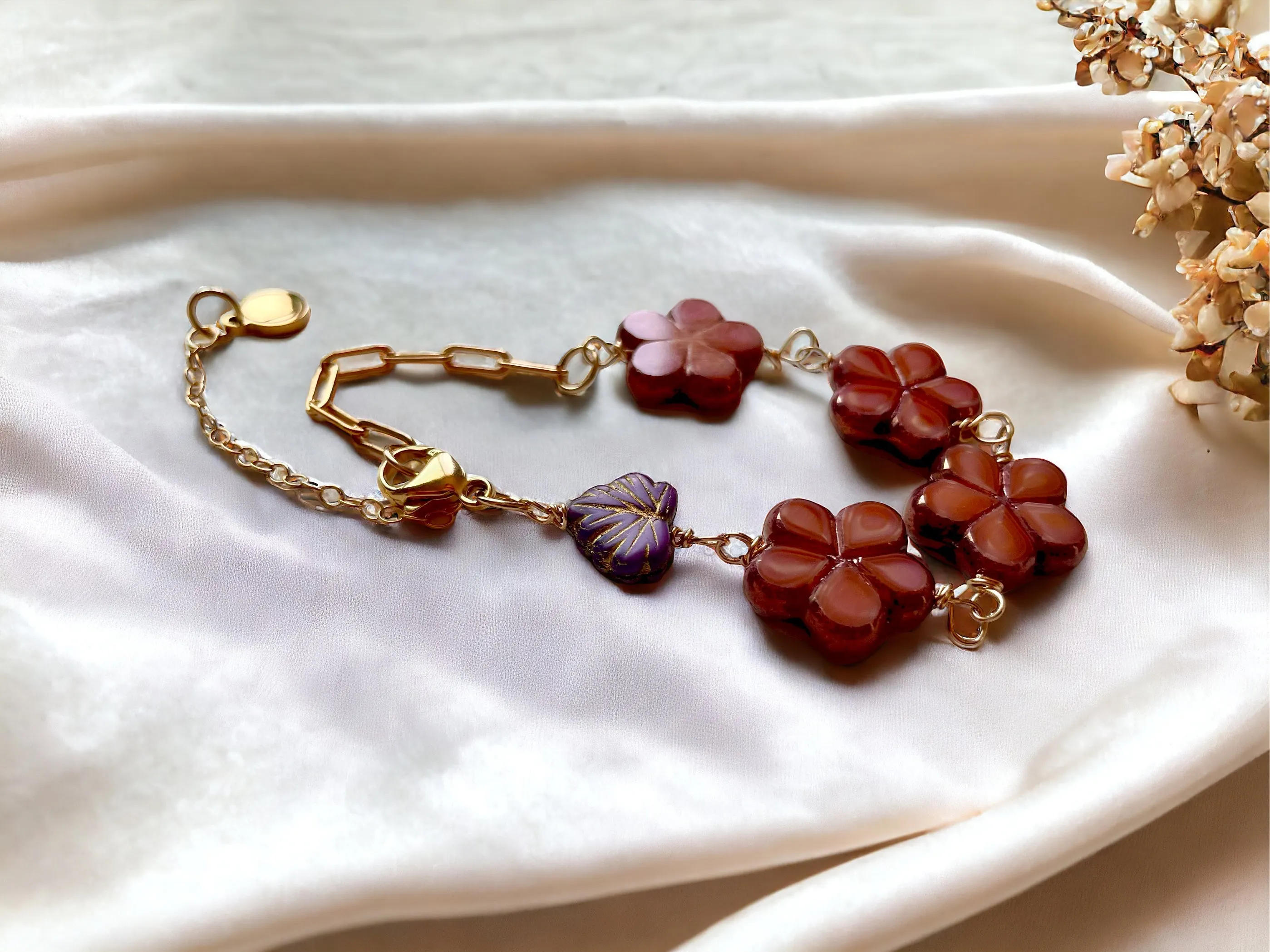 Starlight Leaves Bracelet sold by Ordonez Le product image thumbnail 2