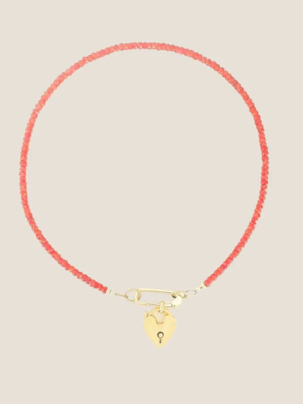 Carnelian Heartlock Strand sold by Ordonez Le