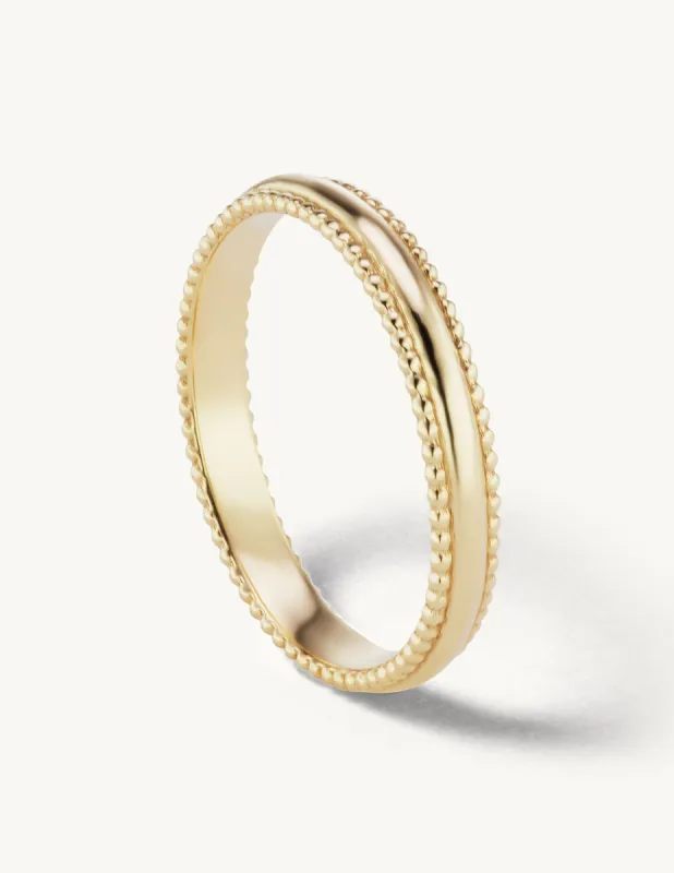 Slim Rounded Classic Band sold by Sophie Ratner