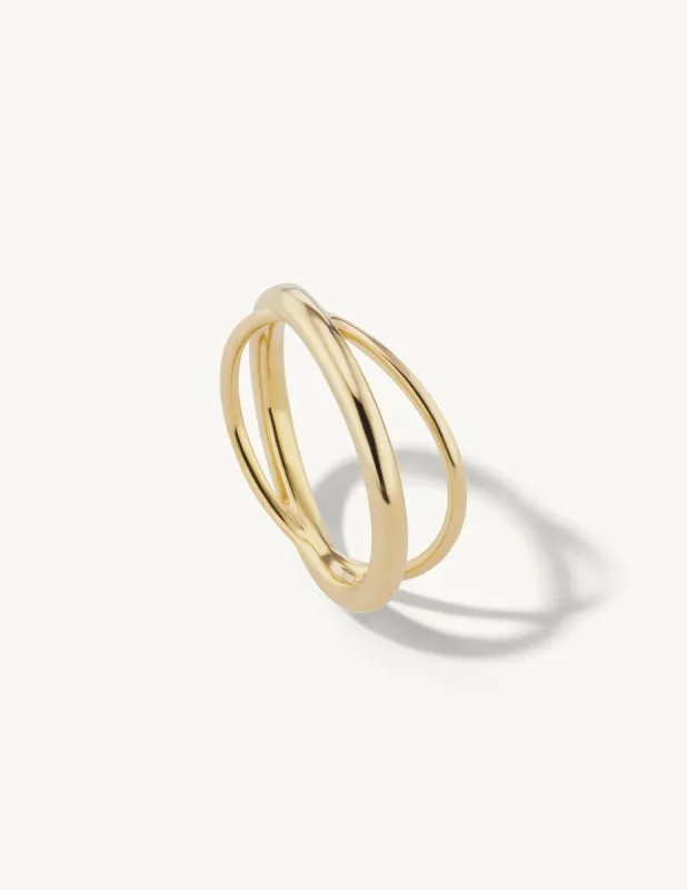 Crossover Ring Try-On sold by Sophie Ratner