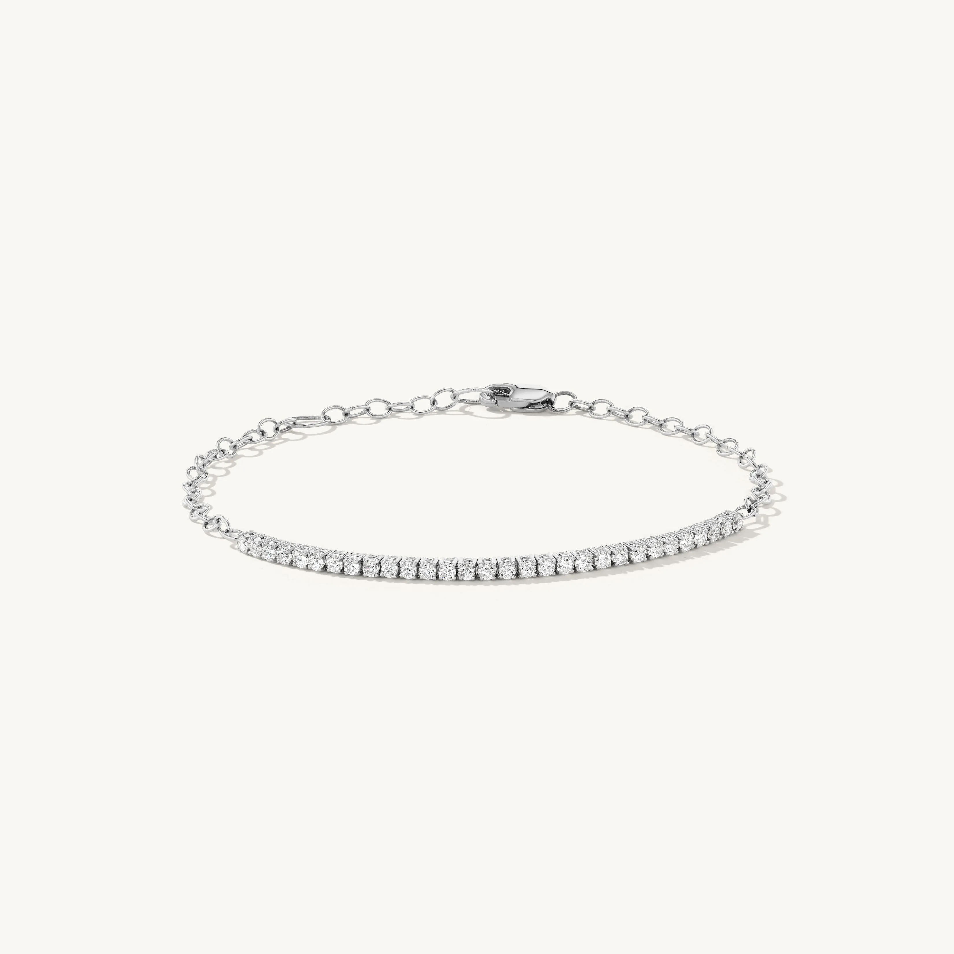 Petite Classic Diamond Tennis Bracelet sold by Sophie Ratner product image thumbnail 5