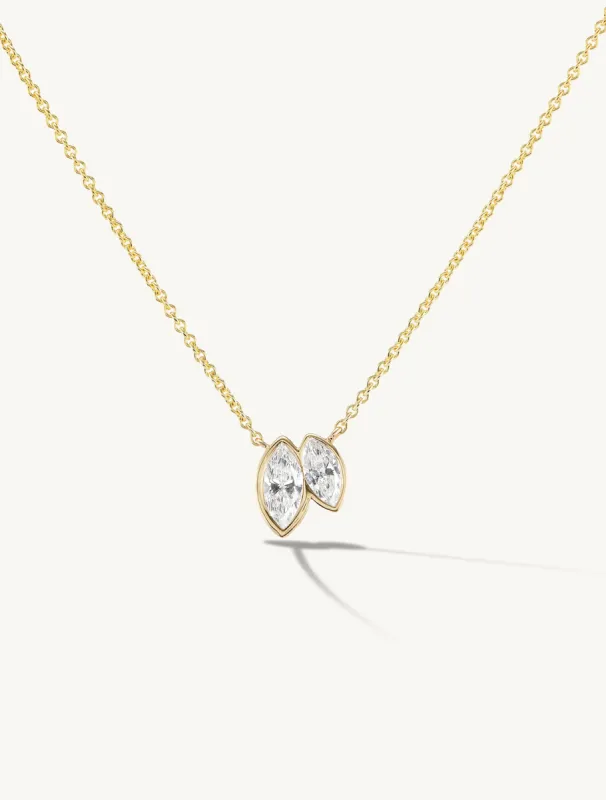Duet Marquise Pendant sold by Sophie Ratner