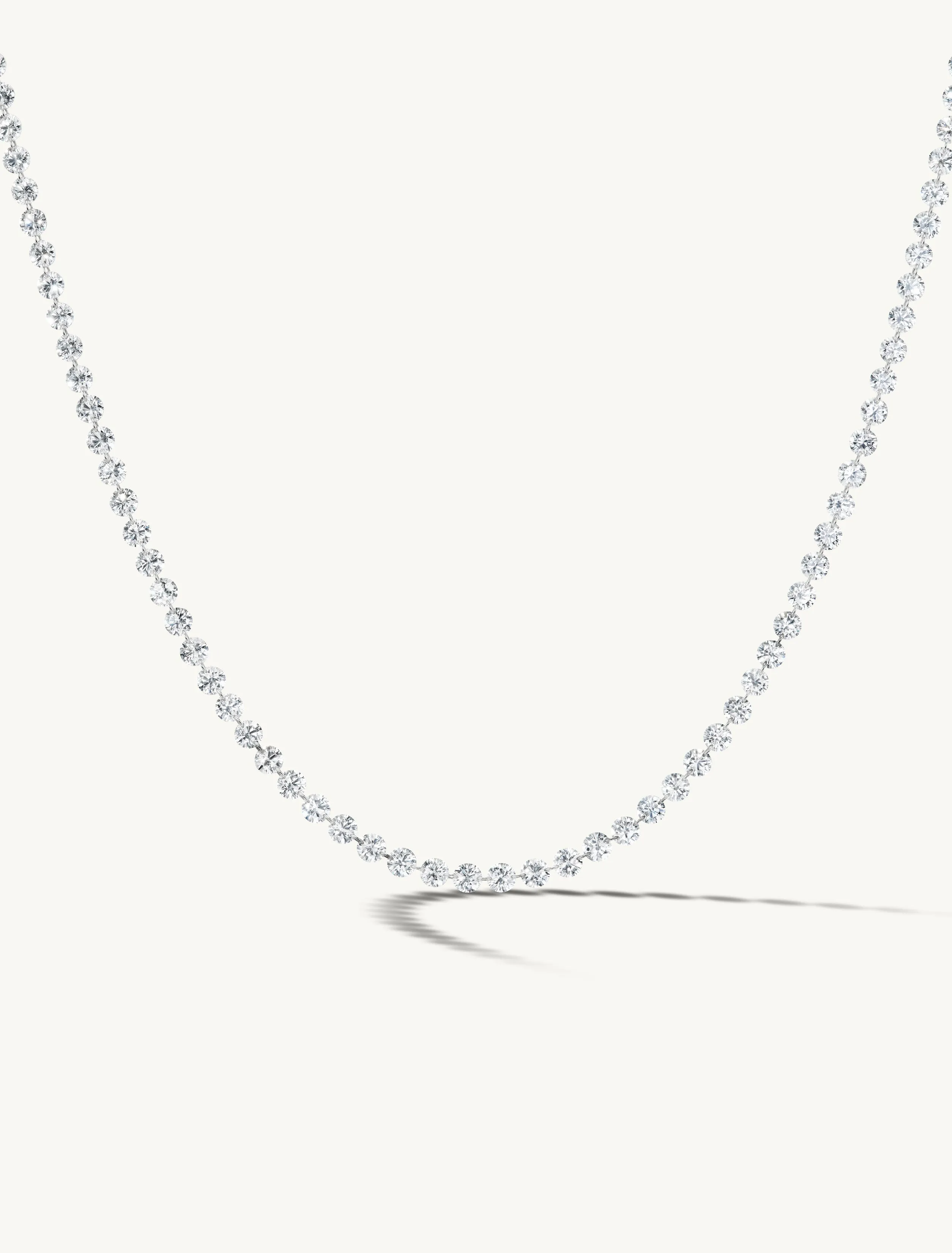Pierced Diamond Tennis Necklace sold by Sophie Ratner