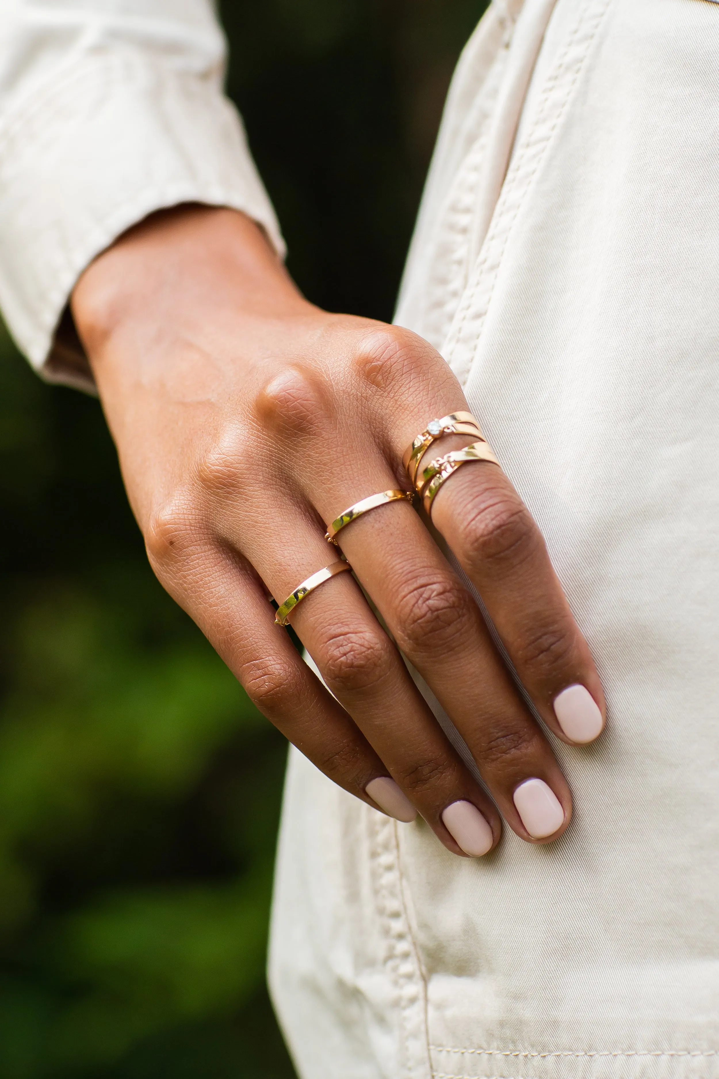 Gold Clasp Ring sold by Sophie Ratner product image thumbnail 2