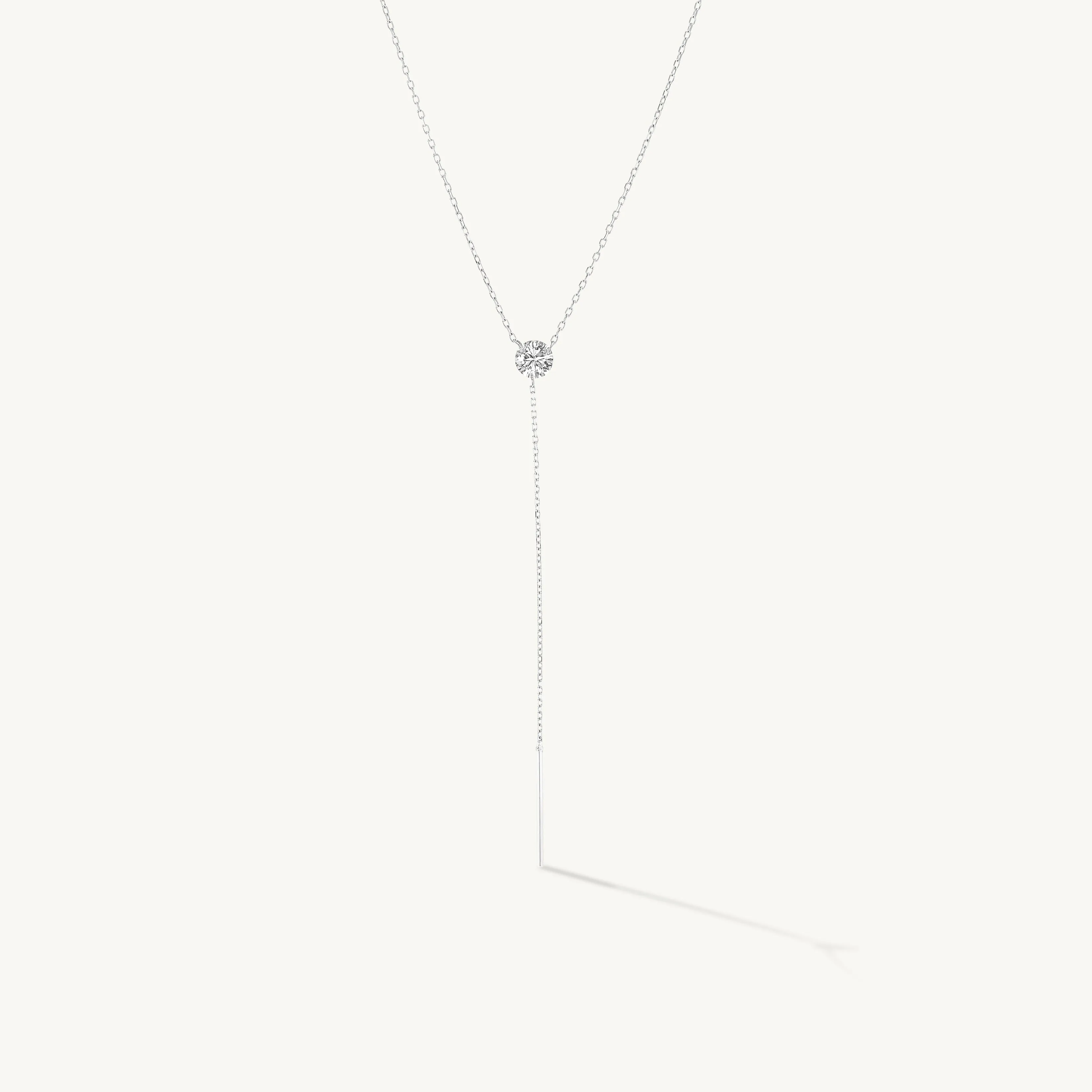Pierced Diamond Lariat sold by Sophie Ratner product image thumbnail 4