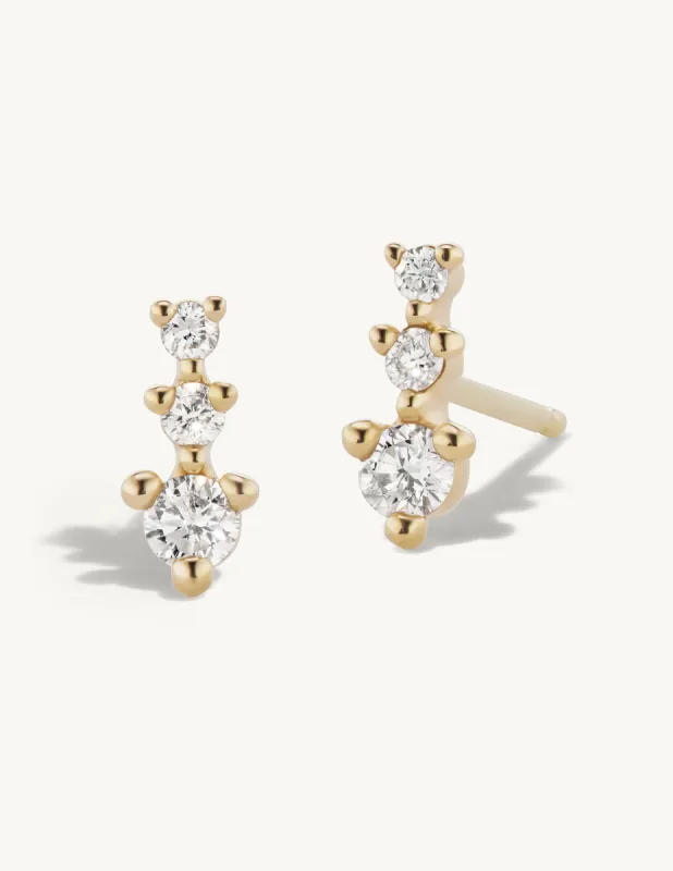 Triplet Studs sold by Sophie Ratner