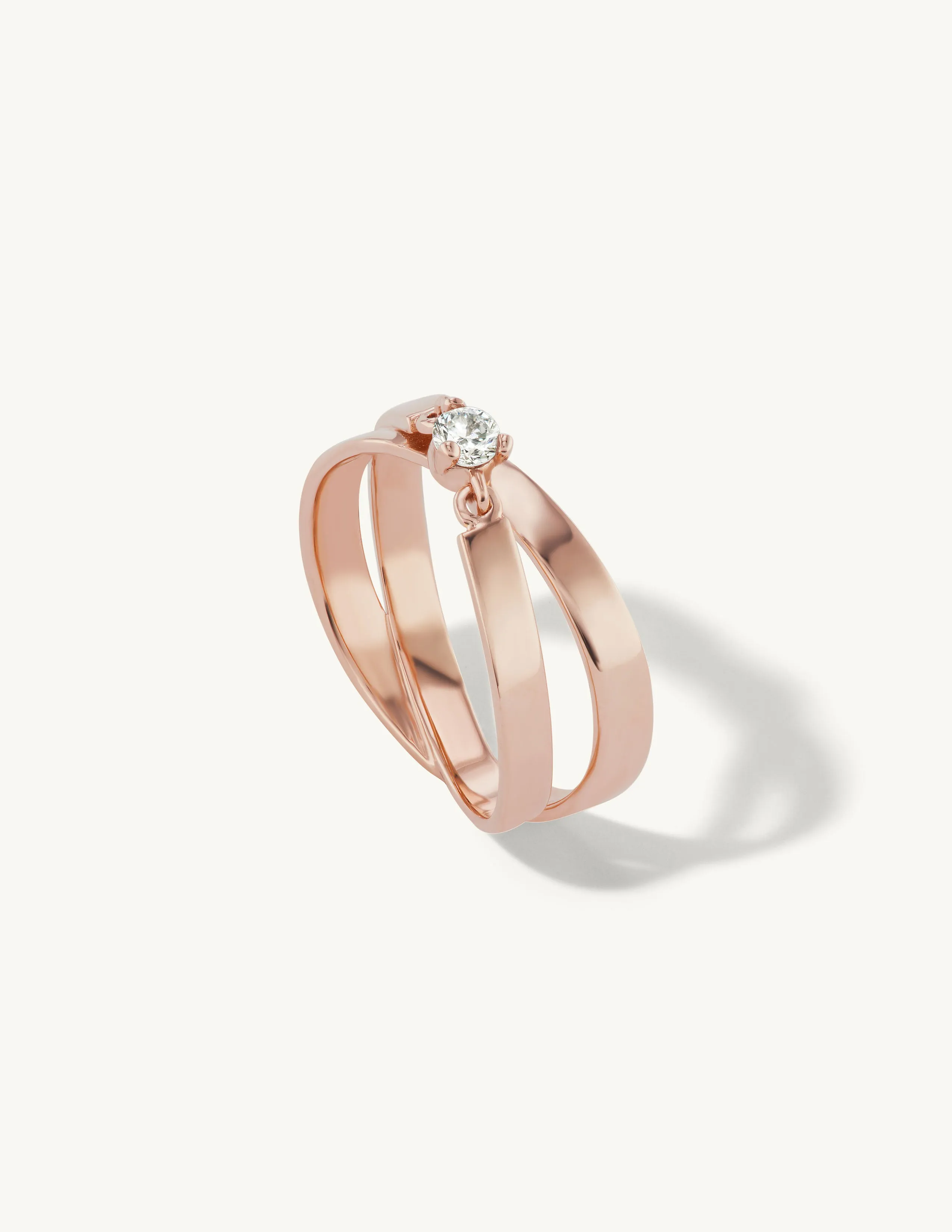 Diamond Infinity Ring sold by Sophie Ratner product image thumbnail 5