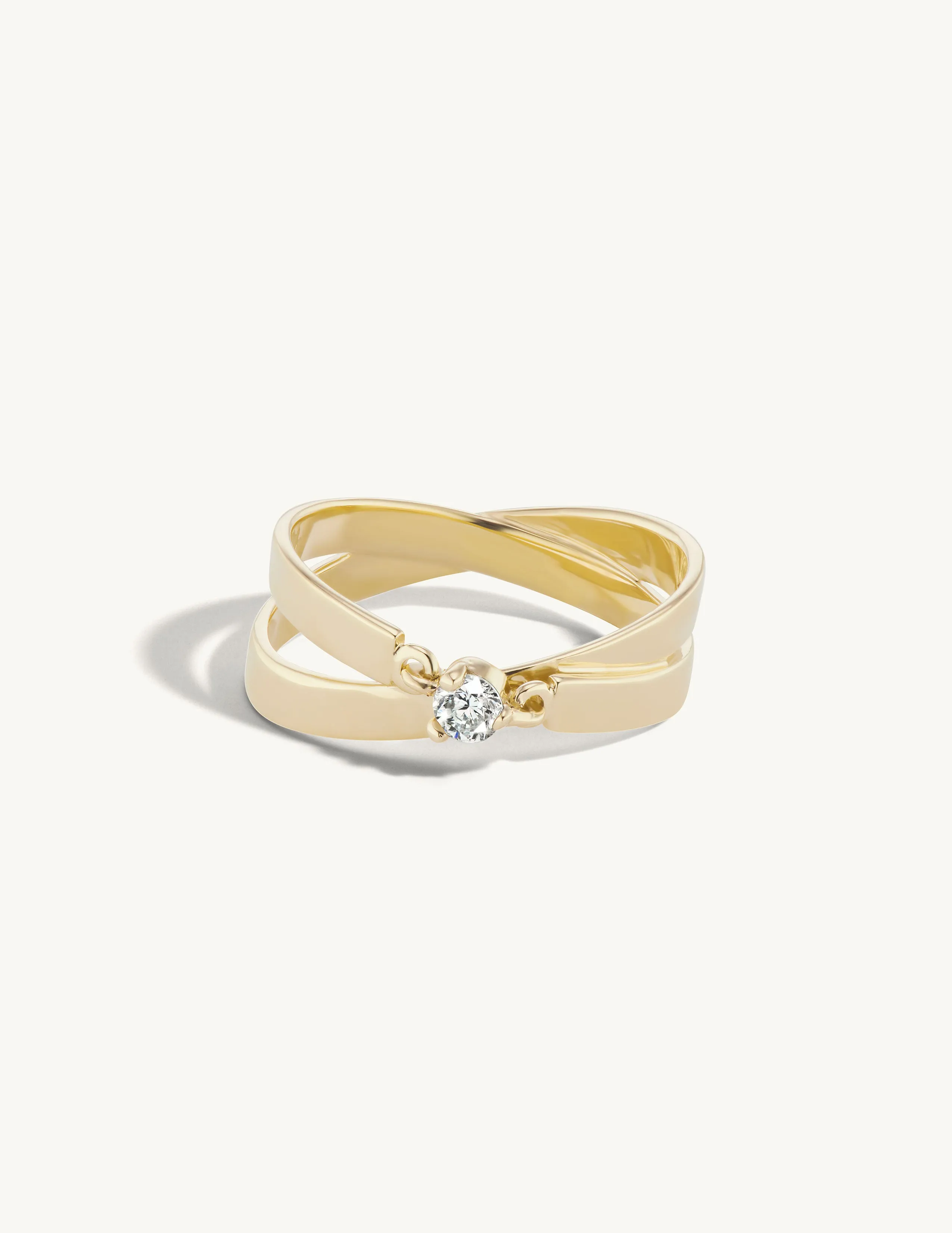 Diamond Infinity Ring sold by Sophie Ratner product image thumbnail 4
