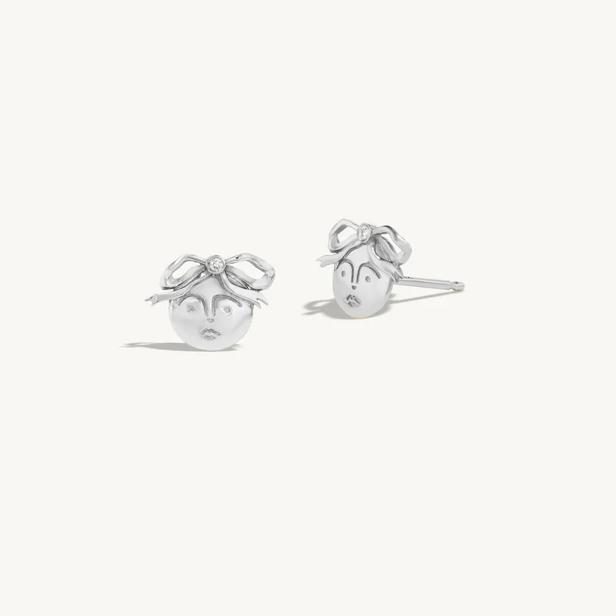 Diamond Moon Stud sold by Sophie Ratner product image thumbnail 5