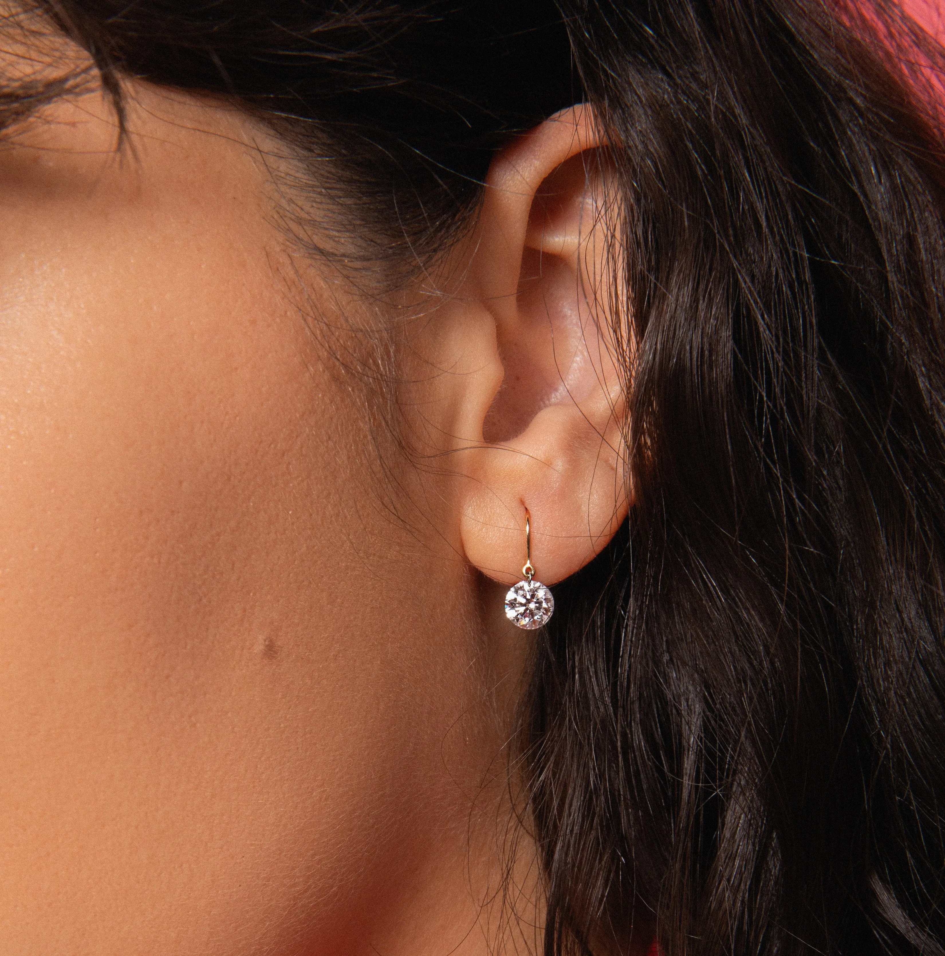 Grand Pierced Diamond Earrings sold by Sophie Ratner product image thumbnail 3