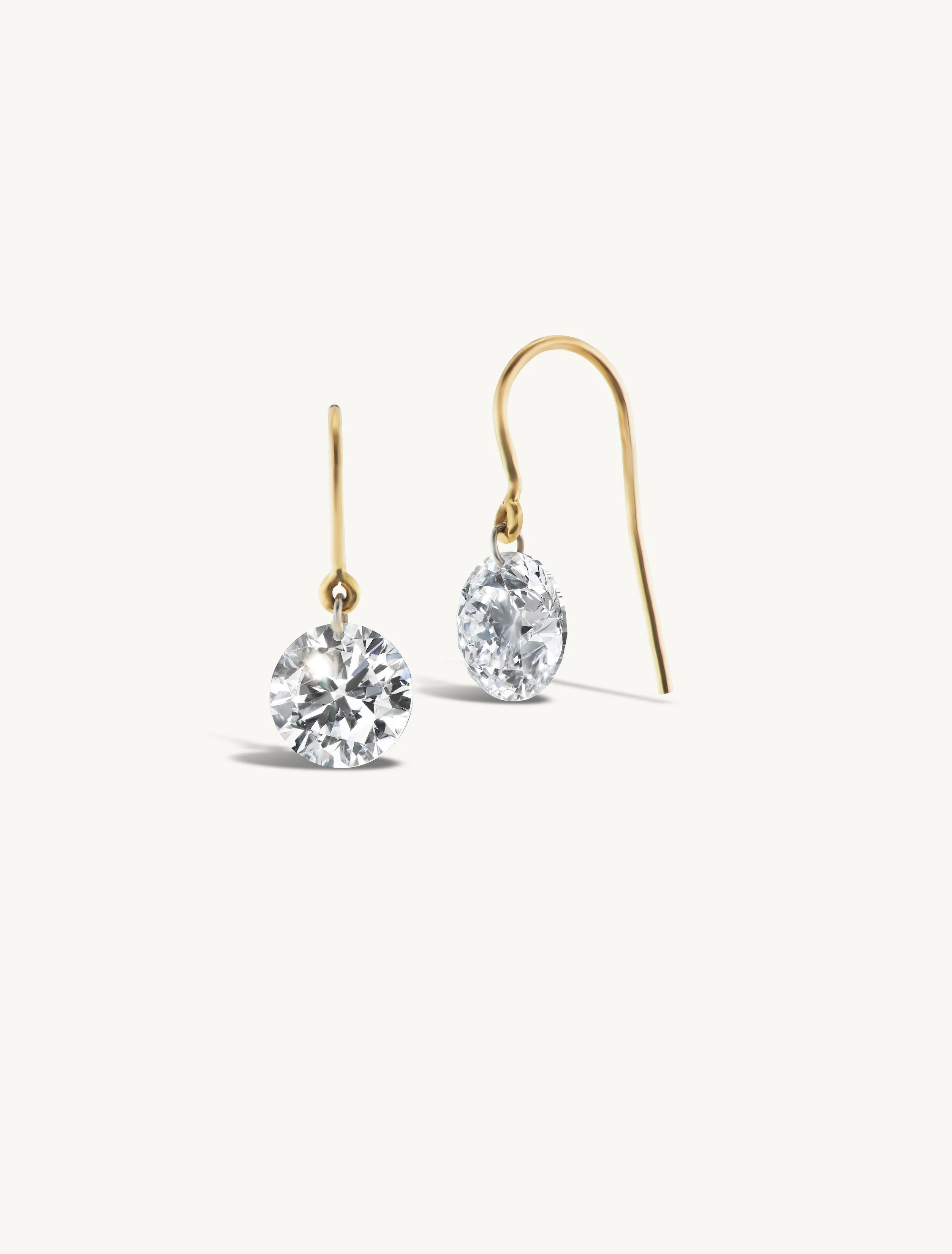 Grand Pierced Diamond Earrings sold by Sophie Ratner