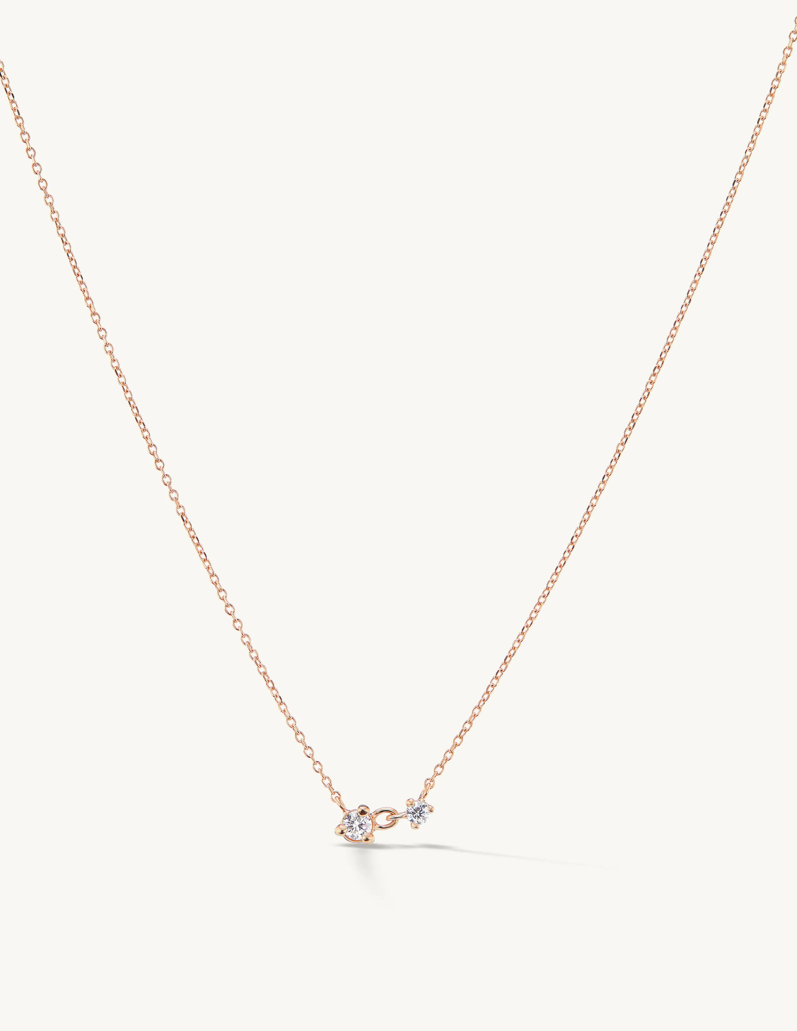 Diamond Twin Necklace sold by Sophie Ratner product image thumbnail 3