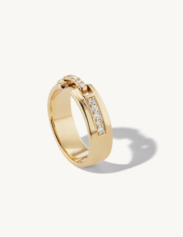 Single Hinge Diamond Band sold by Sophie Ratner