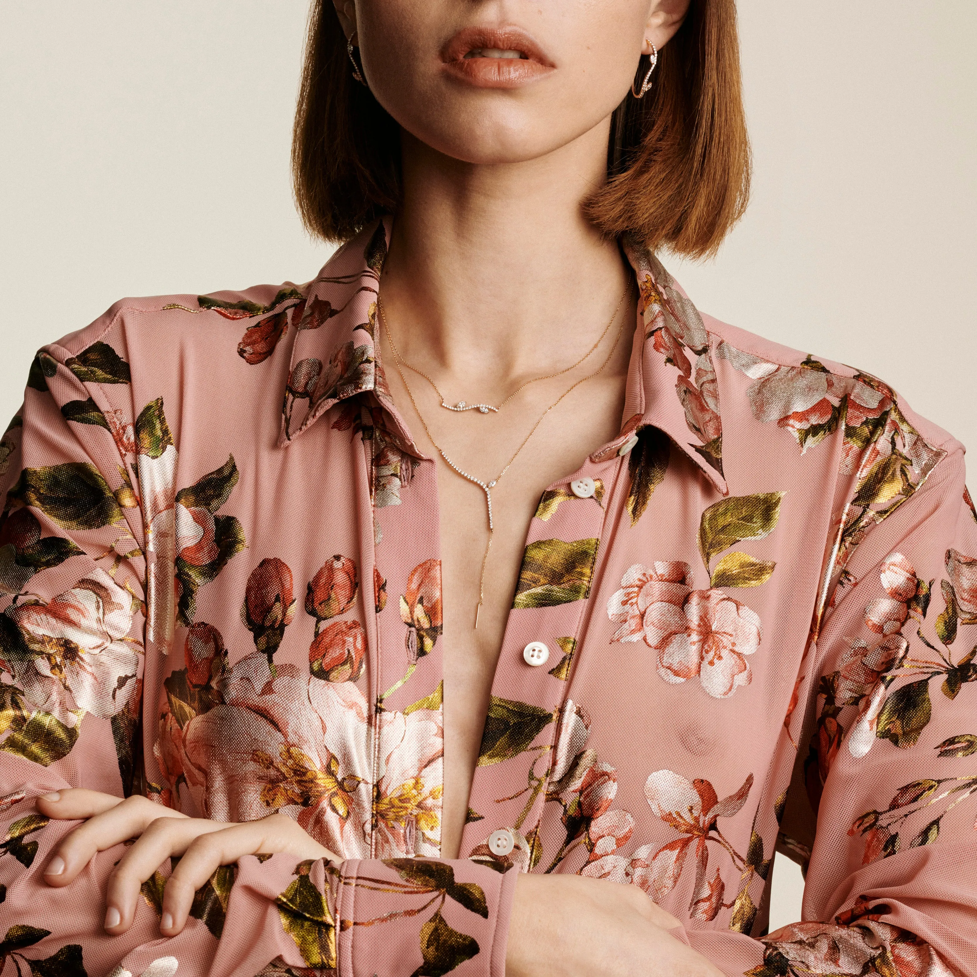 Pave Marquise Sway Lariat sold by Sophie Ratner product image thumbnail 2