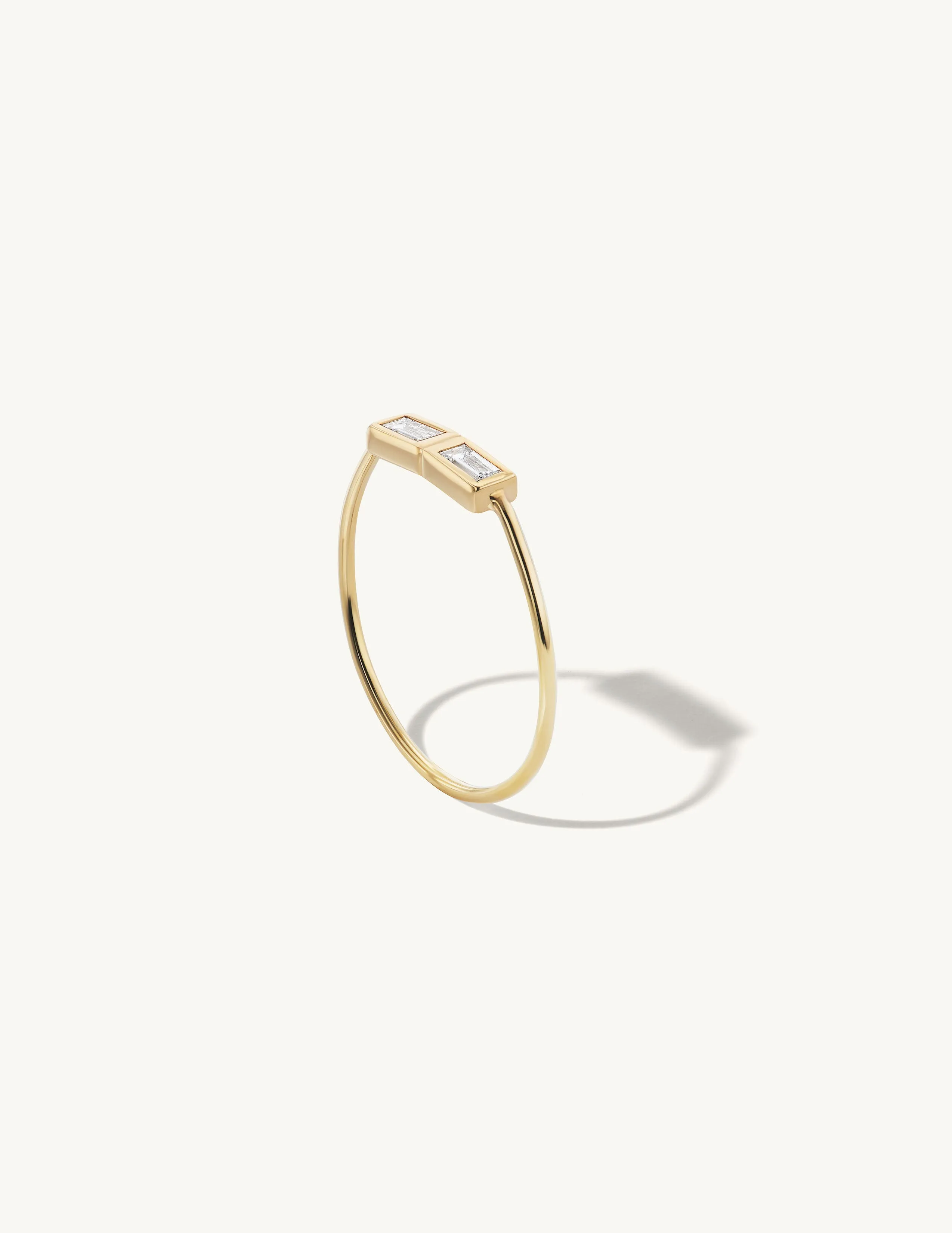 Stacked Double Diamond Ring sold by Sophie Ratner