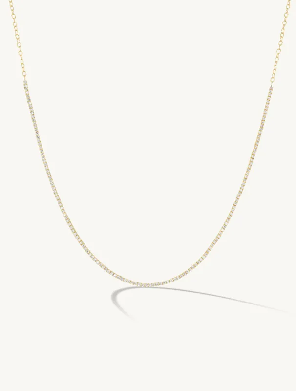 3/4 Diamond Tennis Necklace sold by Sophie Ratner