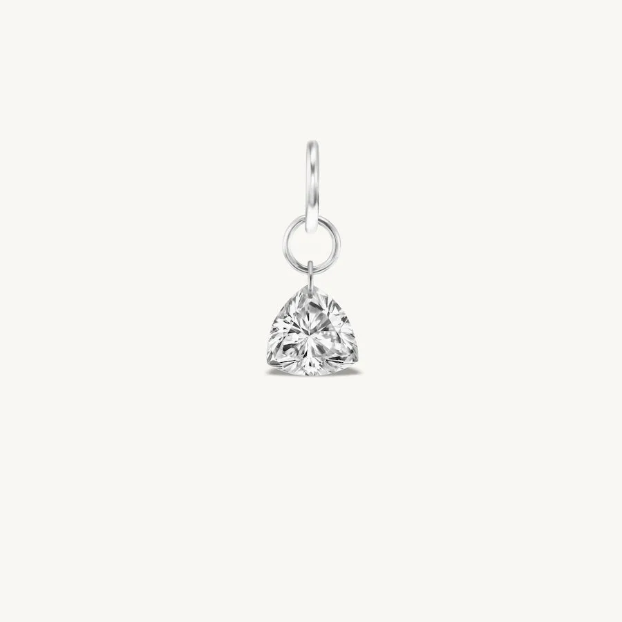 Large Trillion Pierced Diamond Charm for Chains sold by Sophie Ratner product image thumbnail 4