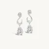 Diamond Forever Earring with Hanging Pear sold by Sophie Ratner