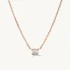 Emerald Cut Necklace sold by Sophie Ratner
