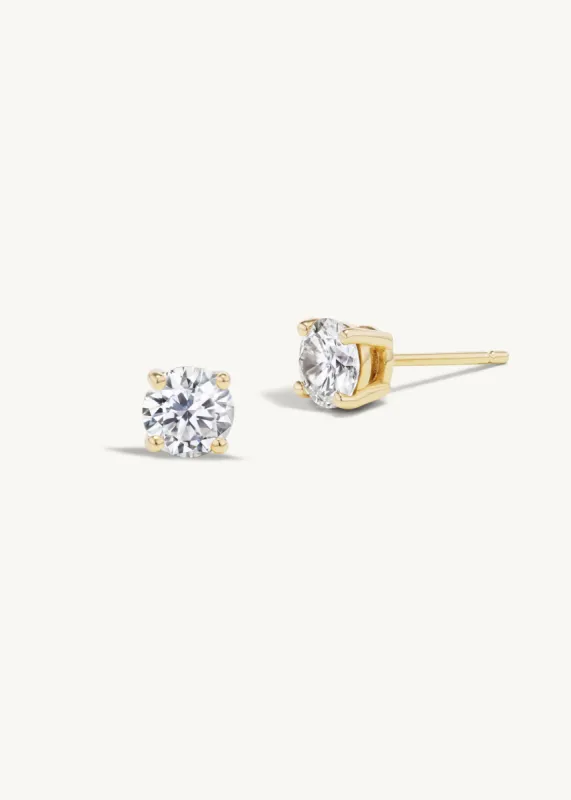 Half Carat Diamond Stud sold by Sophie Ratner
