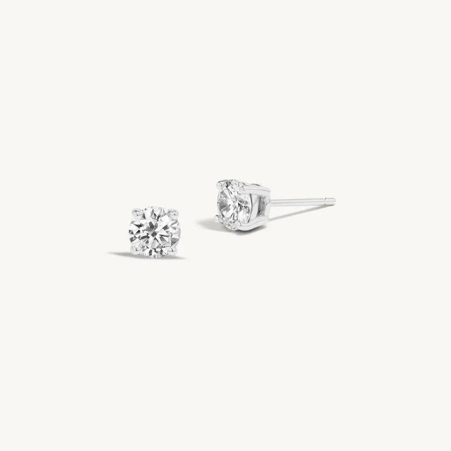 Half Carat Diamond Stud sold by Sophie Ratner product image thumbnail 5