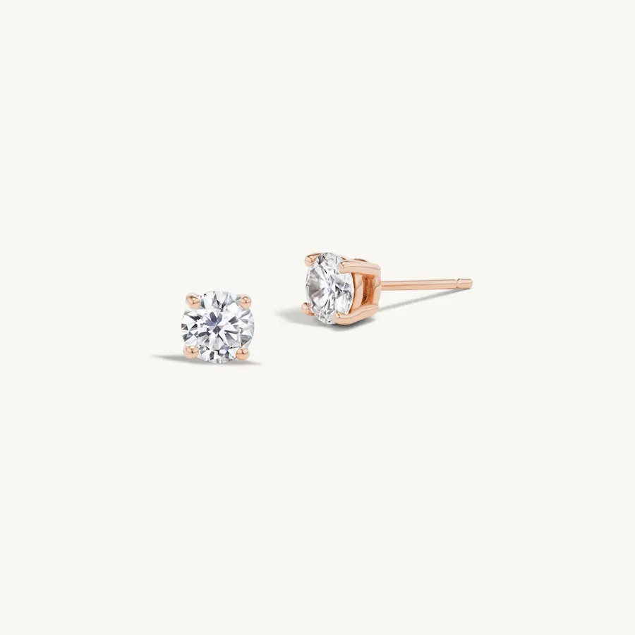 Half Carat Diamond Stud sold by Sophie Ratner product image thumbnail 4