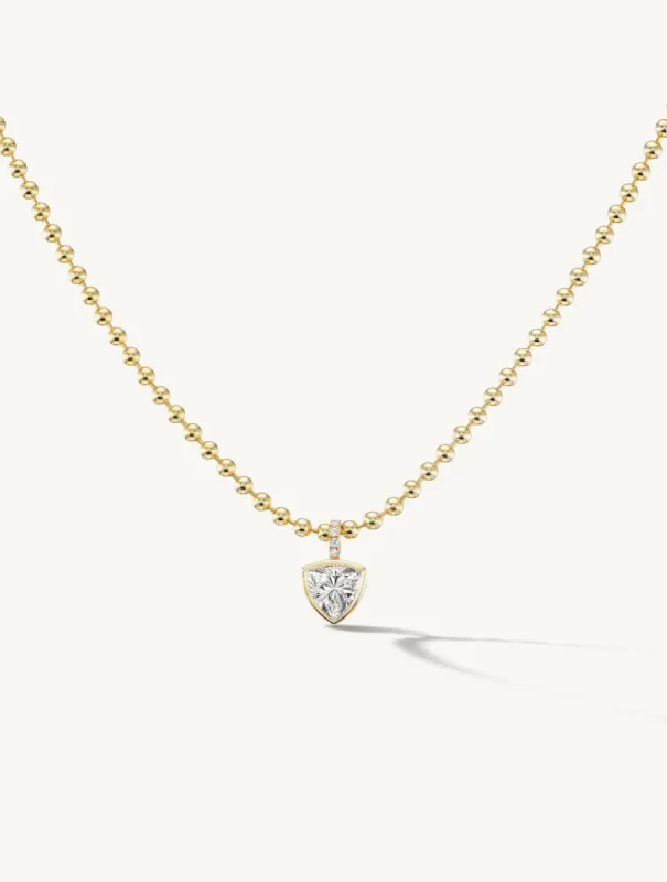 Trillion Pendant Necklace sold by Sophie Ratner