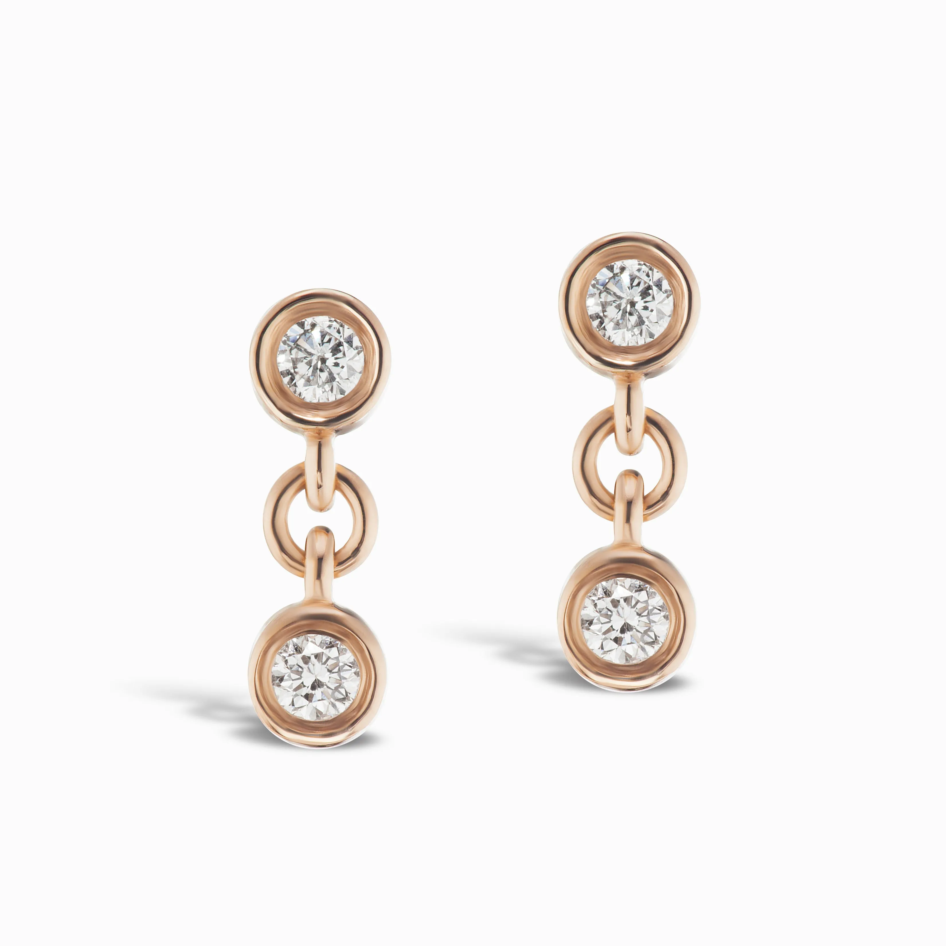 Two Diamond Twin Studs sold by Sophie Ratner product image thumbnail 4