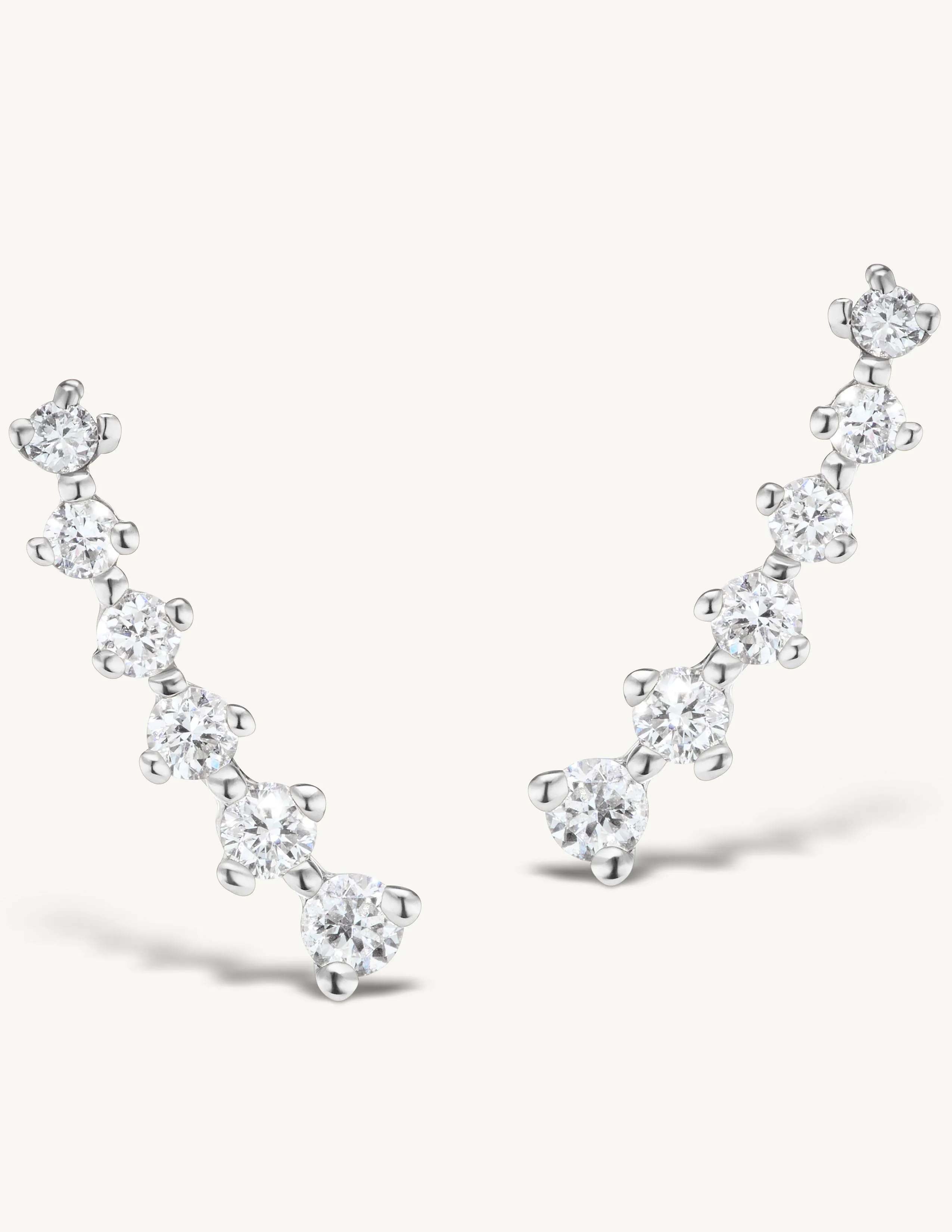 Diamond Swell Studs sold by Sophie Ratner product image thumbnail 4