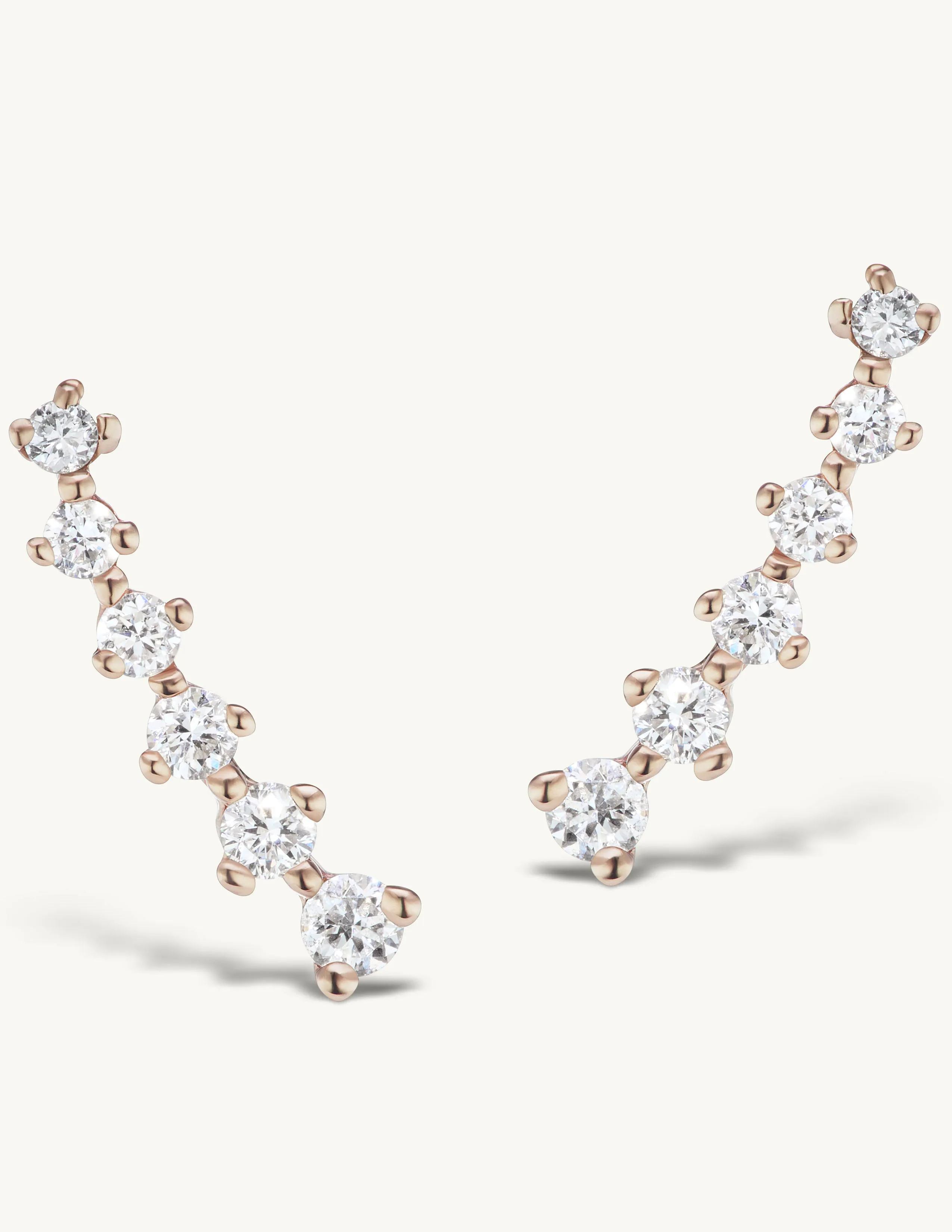 Diamond Swell Studs sold by Sophie Ratner product image thumbnail 3