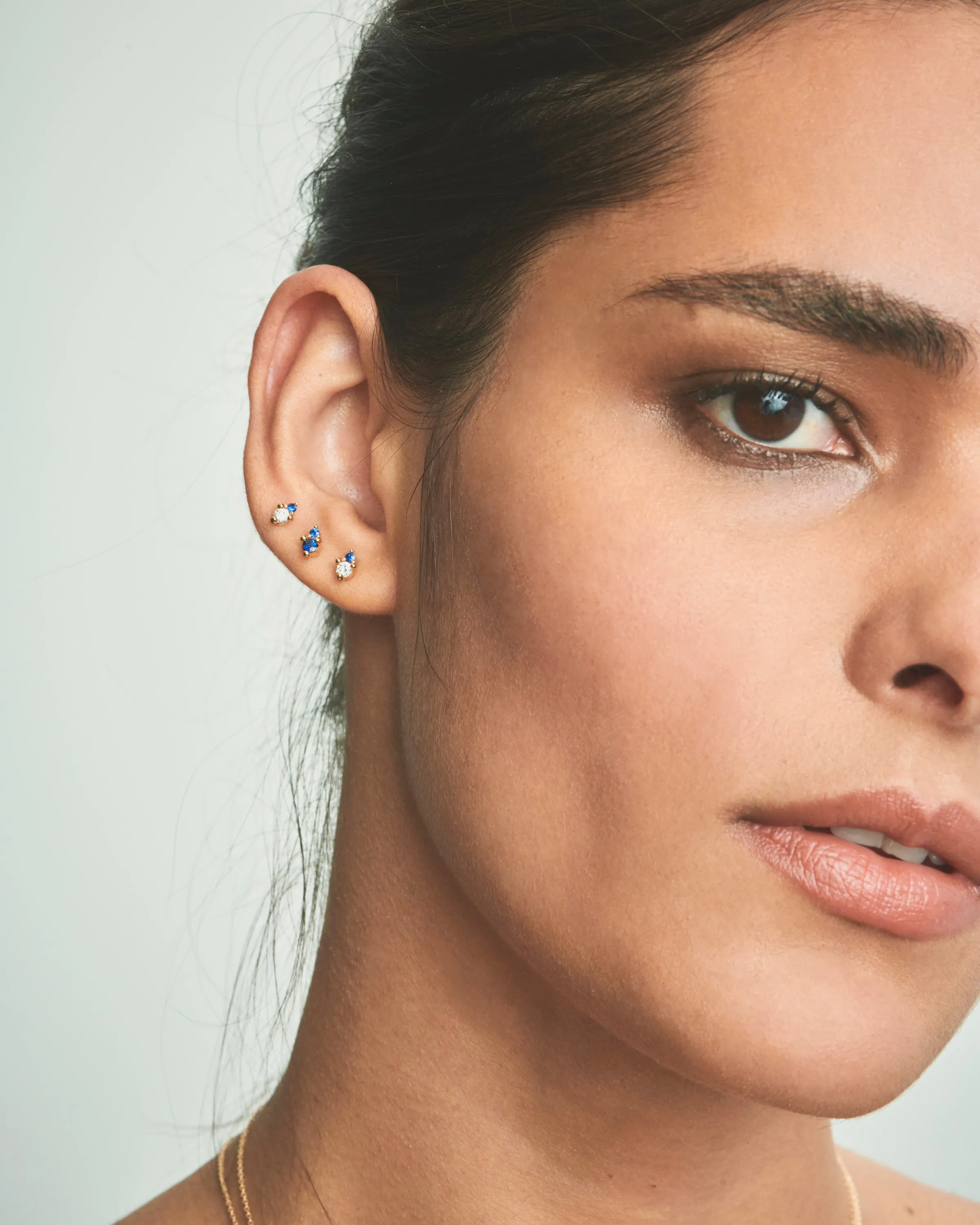 Diamond Duo Studs sold by Sophie Ratner product image thumbnail 2