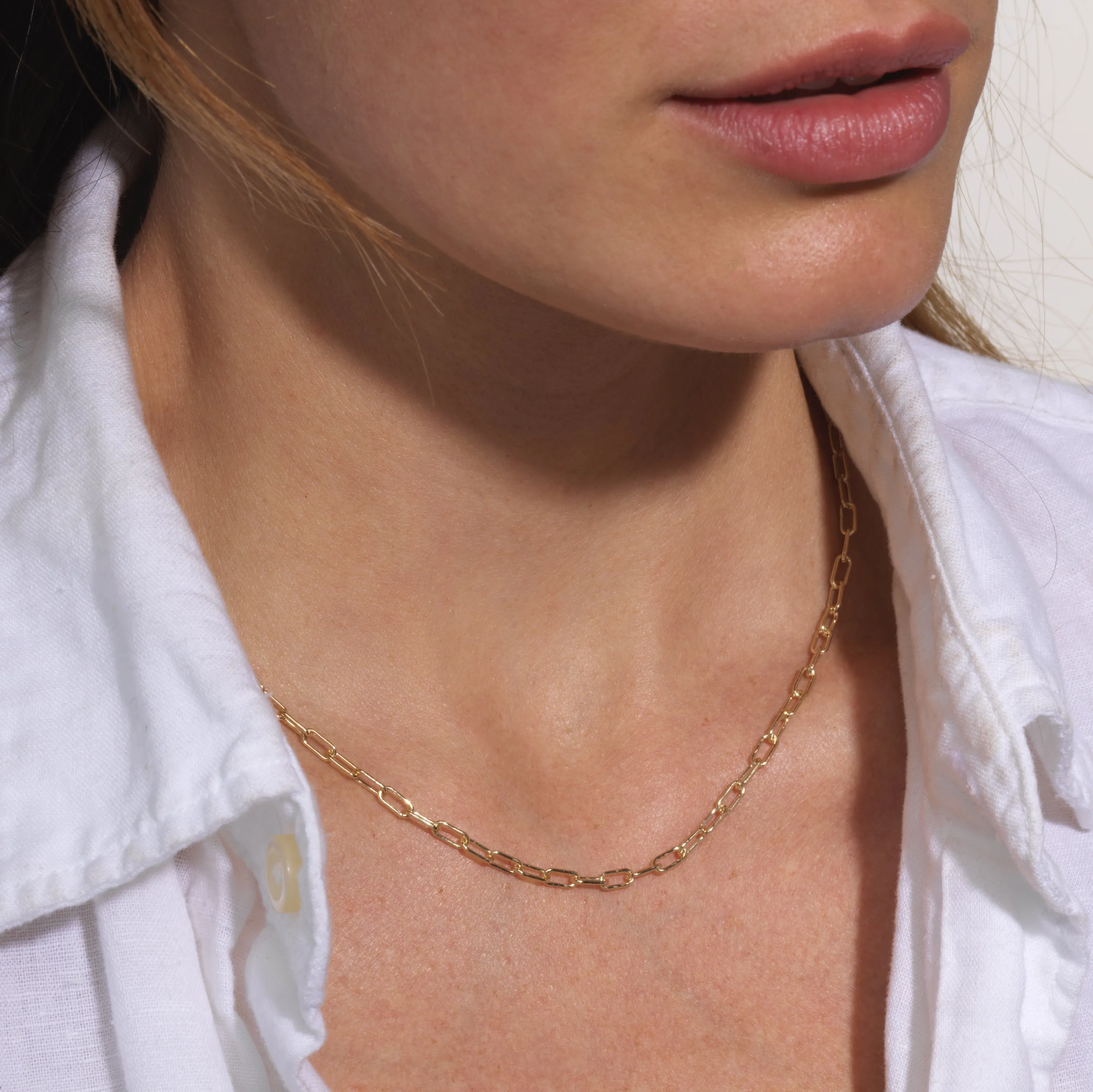 Oval Chain Necklace sold by Sophie Ratner product image thumbnail 5