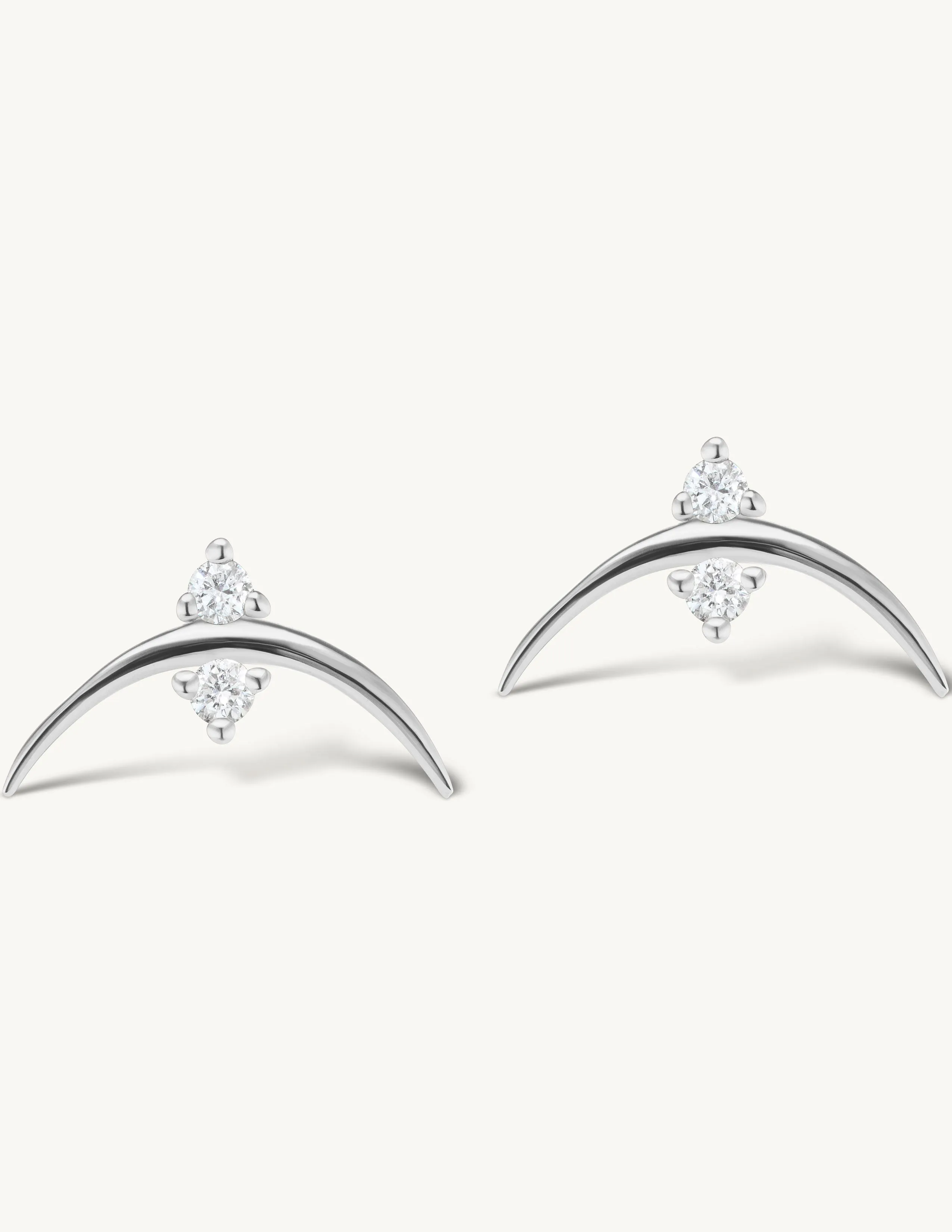 Crescent Studs sold by Sophie Ratner product image thumbnail 4