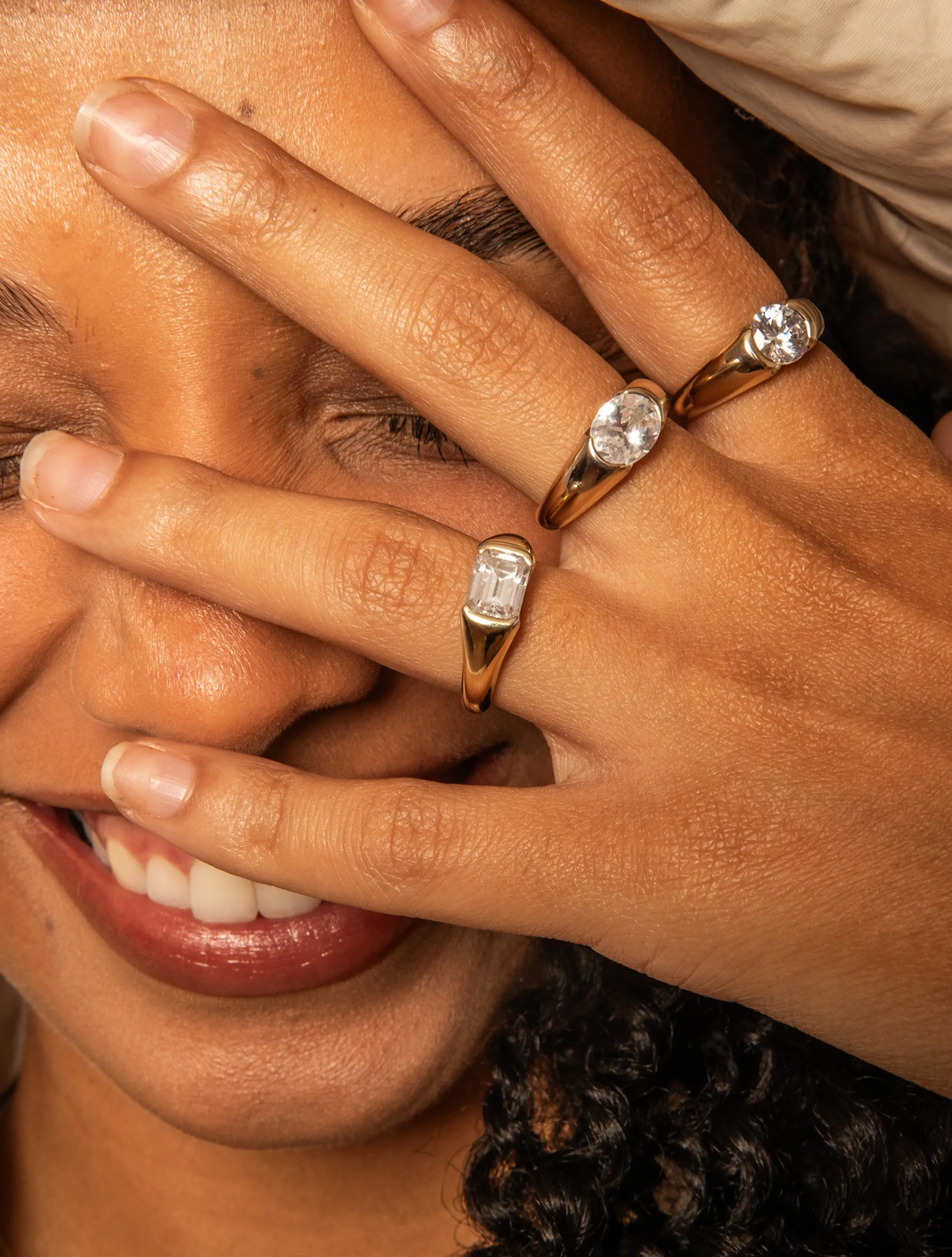 Emerald Cut Signet Ring sold by Sophie Ratner product image thumbnail 3